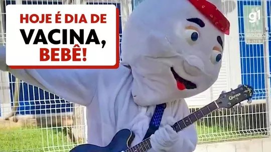 No Dia Mundial do Rock, Zé Gotinha solta a voz em paródia-convocação no Rio