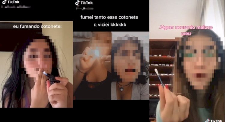 Em mais uma moda perigosa, jovens fumam cotonete e se exibem nas redes sociais; saiba os riscos