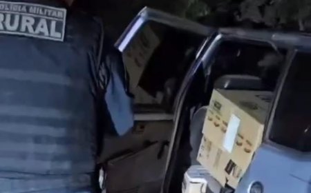 Polícia Militar Rural apreende carga de cigarros contrabandeados em Bela Vista