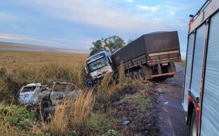 Acidente fatal na MS-368 em Tacuru deixa vítima