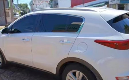 Kia Sportage roubada em Pedro Juan Caballero pode ser usada para atentado contra autoridades