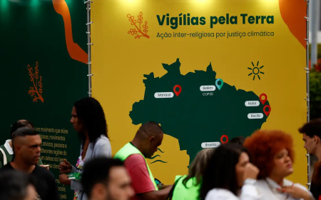 Vigília religiosa pede conscientização, com COP30 no Brasil