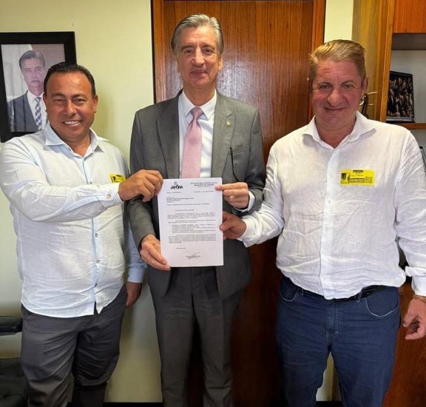 Prefeito Malaquias e secretário Paulo Franjoti cumprem agenda em Brasília e garantem conquistas para Japorã