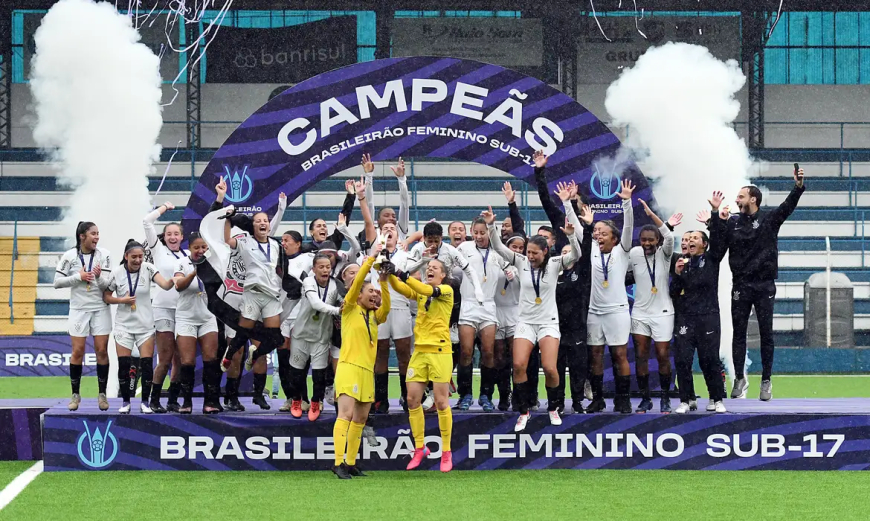 Feminino Sub-17: Timão vence Grêmio e conquista Brasileiro