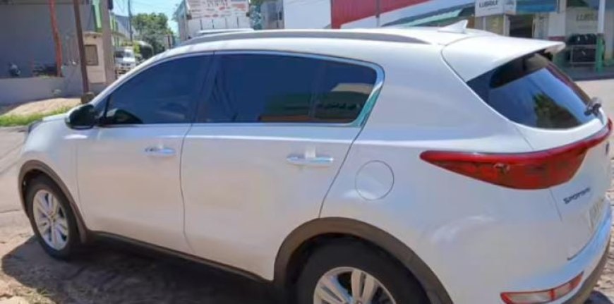 Kia Sportage roubada em Pedro Juan Caballero pode ser usada para atentado contra autoridades