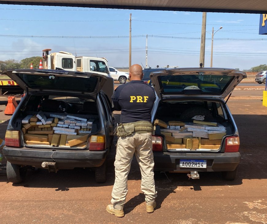 PRF apreende mais de 800 kg de maconha