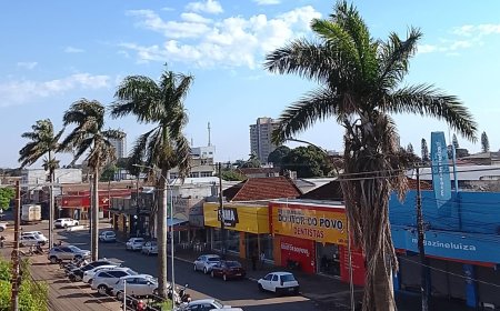 Previsão do Tempo: Ponta Porã poderá ter chuvas isoladas pela manhã e predomínio de poucas nuvens