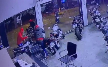 Loja Gil Motors é Alvo de Furto em Ponta Porã; Moto CG 125 Fan Brasileira é Levadas por Quadrilha