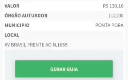 Motocicleta estrangeira com 20 notificações é recolhida ao pátio do Detran pela PM em Ponta Porã