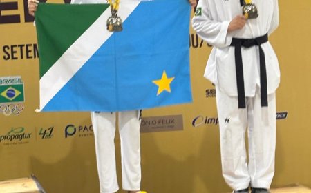 Atleta de Ponta Porã é medalha de bronze em Campeonato Brasileiro de Taekwondo