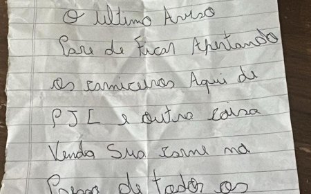 Pedro Juan Caballero: Bilhete ameaça dono de açougue que vende mais barato