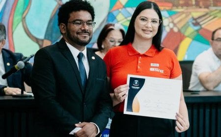 Ponta Porã: Vereador Reinaldo Jalasca Homenageia a Empresária Claudinéia Sanches