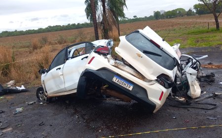 Acidente Fatal: Homem em colisão entre carro de passeio e carreta na BR 163