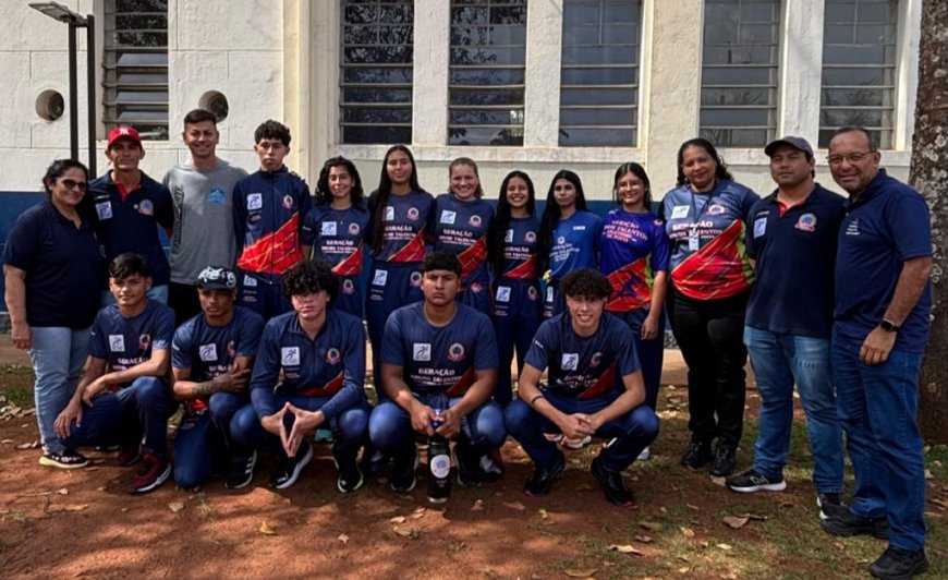 Atletas de Ponta Porã embarcam para Campeonato Brasileiro Sub-20 de Atletismo