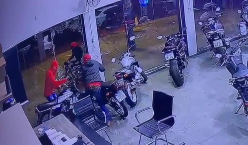 Loja Gil Motors é Alvo de Furto em Ponta Porã; Moto CG 125 Fan Brasileira é Levadas por Quadrilha