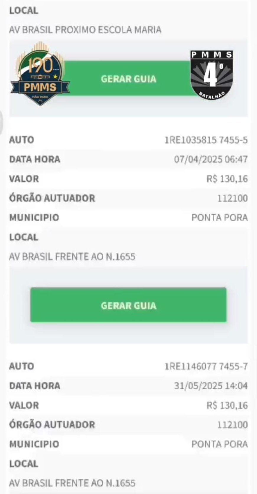Motocicleta estrangeira com 20 notificações é recolhida ao pátio do Detran pela PM em Ponta Porã