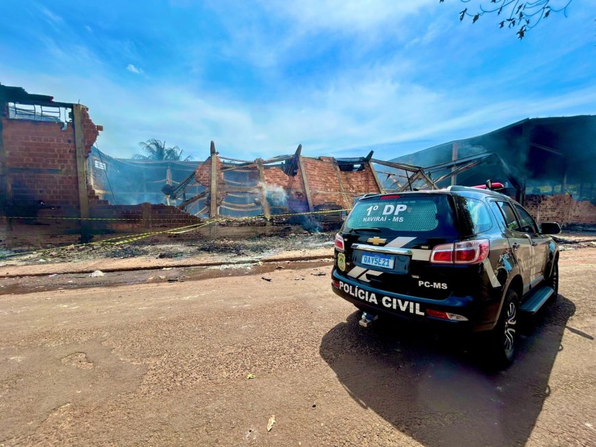 Mulher é presa por incêndio criminoso que causou prejuízo milionário em Naviraí