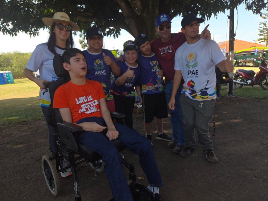 EXPORÃ encanta alunos da APAE em Ponta Porã
