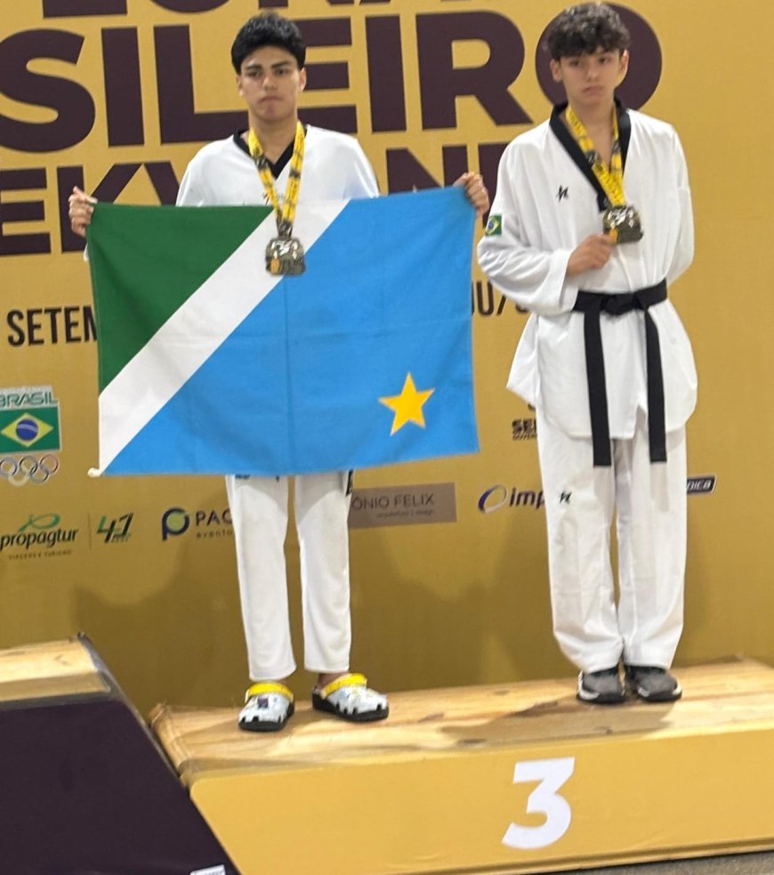 Atleta de Ponta Porã é medalha de bronze em Campeonato Brasileiro de Taekwondo