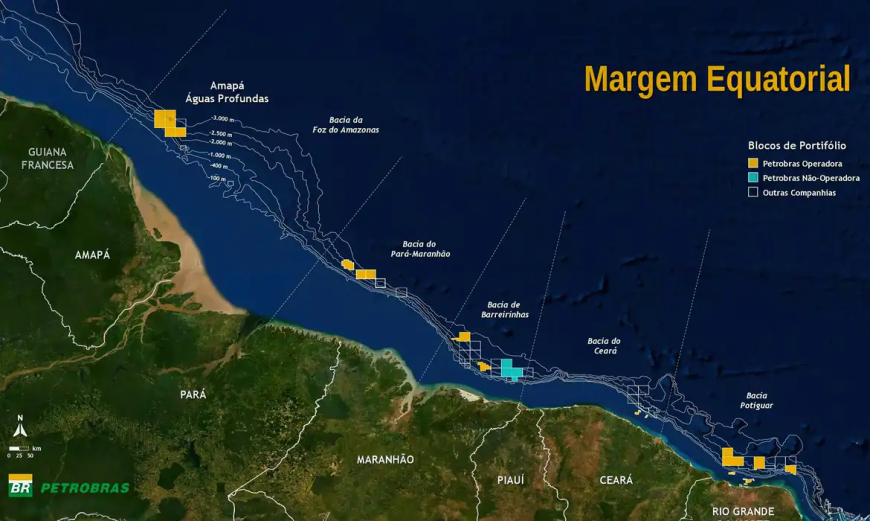 Margem Equatorial: Ibama aprova simulado para exploração de petróleo