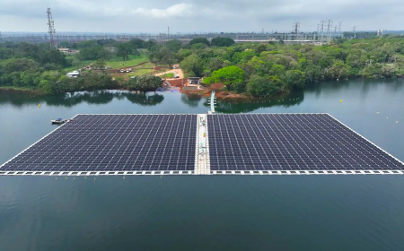 “Ilha solar” que vai gerar energia: Usina de Itaipu termina montagem