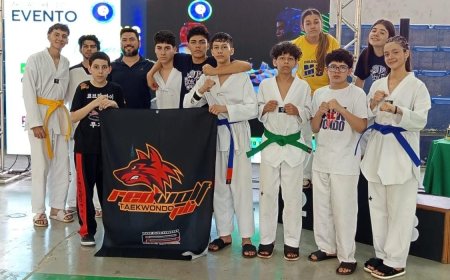 Copa MS de Taekwondo: Equipe Redwolf de Ponta Porã Conquista 12 Medalhas