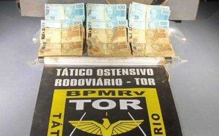 Polícia Militar Rodoviária apreende R$ 90 mil em espécie na fronteira em Aral Moreira