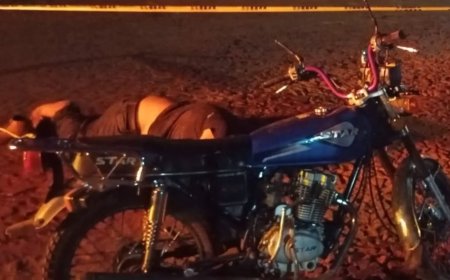 Motociclista morre ao “roletar” quebra-molas na fronteira