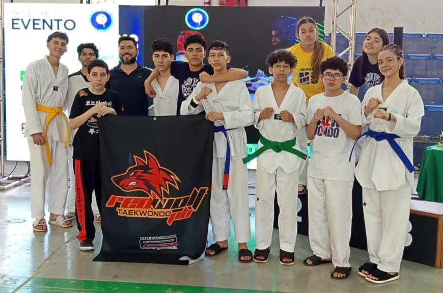 Copa MS de Taekwondo: Equipe Redwolf de Ponta Porã Conquista 12 Medalhas