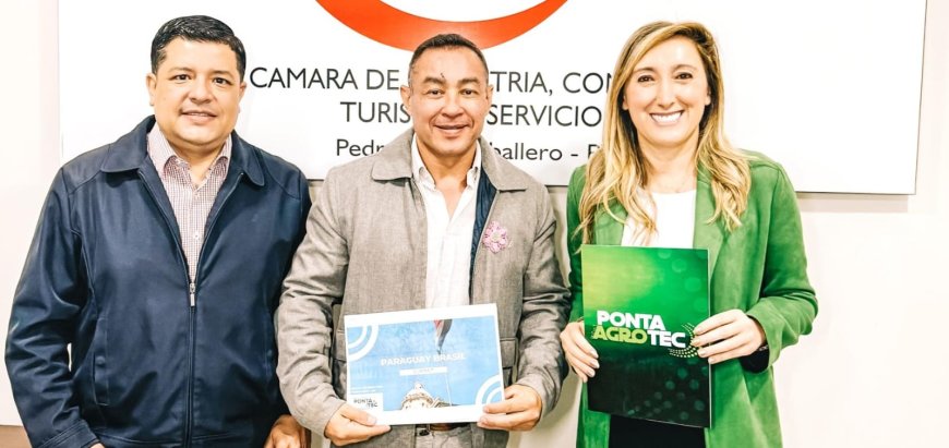 Ponta Agrotec fortalece laços com a Câmara de Comércio do Paraguai e amplia cooperação para o Paraguay Brasil Summit