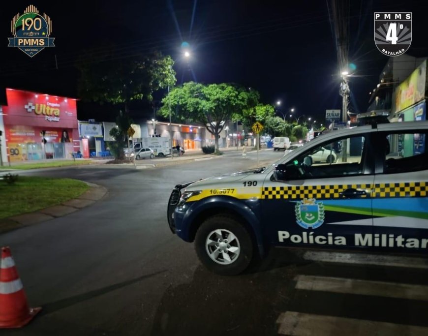 4º BPM reforça fiscalização de trânsito em Ponta Porã para reduzir acidentes