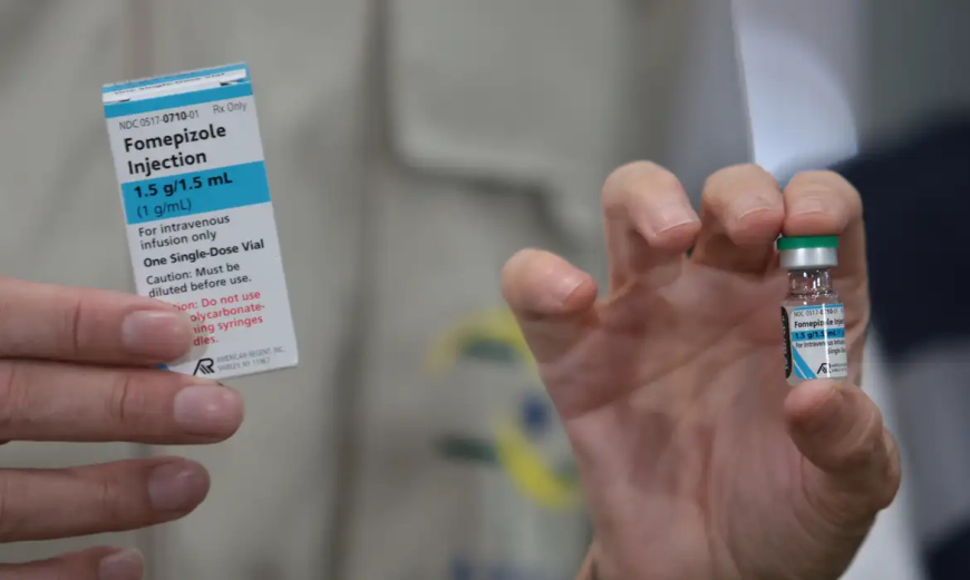 Antídoto contra metanol: Brasil recebe 2,5 mil unidades de fomepizol