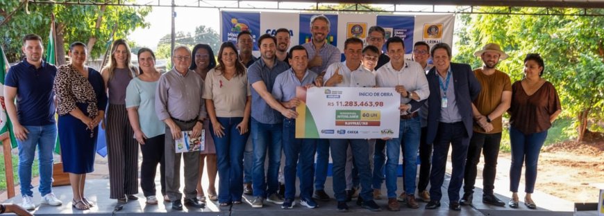 Naviraí lança a Construção de 60 Moradias pelo Programa Minha Casa, Minha Vida