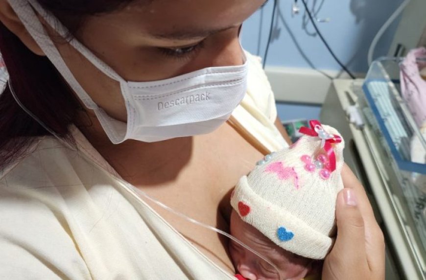 ‘Toucas malucas’: mães de bebês da Neonatologia do HRMS encontram cor e esperança em ação terapêutica
