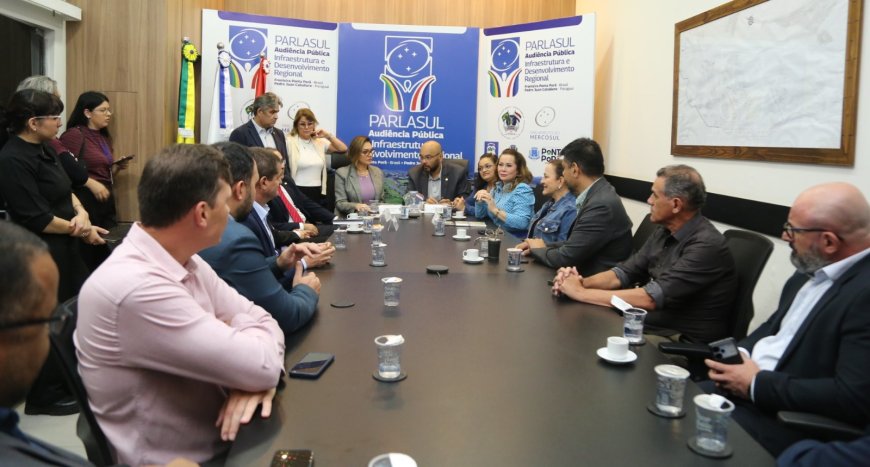 Parlamentares do Paraguai participam de reunião na Câmara de Ponta Porã