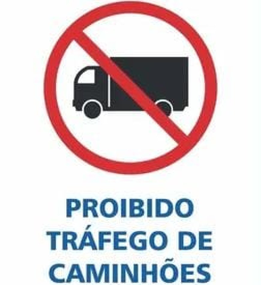 Tráfego de caminhões será proibido na Rua Antônio João em Ponta Porã