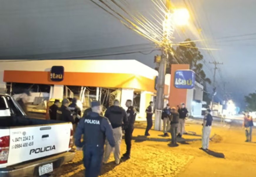 Explosivos fabricados no Brasil foram usados em assalto no Paraguai