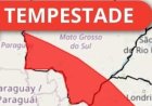 Inmet mantém alertas de tempestade em MS