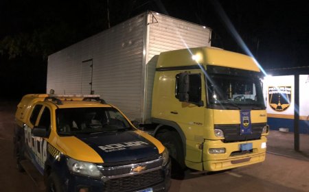 Caminhão roubado é recuperado em Ponta Porã; motorista segue desaparecido