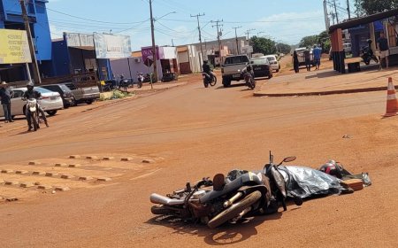 Acidente entre pulverizador mata motocicleta no Nova Itamarati em Ponta Porã