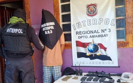 Brasileiro é preso no Paraguai com armas, munições e drogas