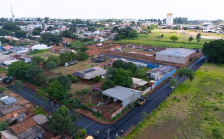 Jardim América recebe pavimentação asfáltica  e Prefeitura avança com obras em vários bairros