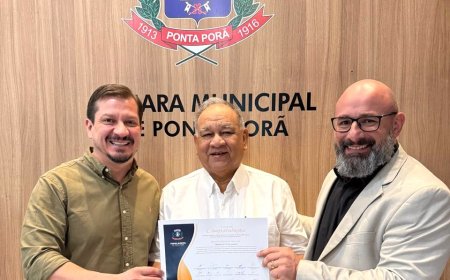 Médico veterinário, Dr. Ricardo Zacarias é homenageado na Câmara de Ponta Porã pelos 50 anos de profissão