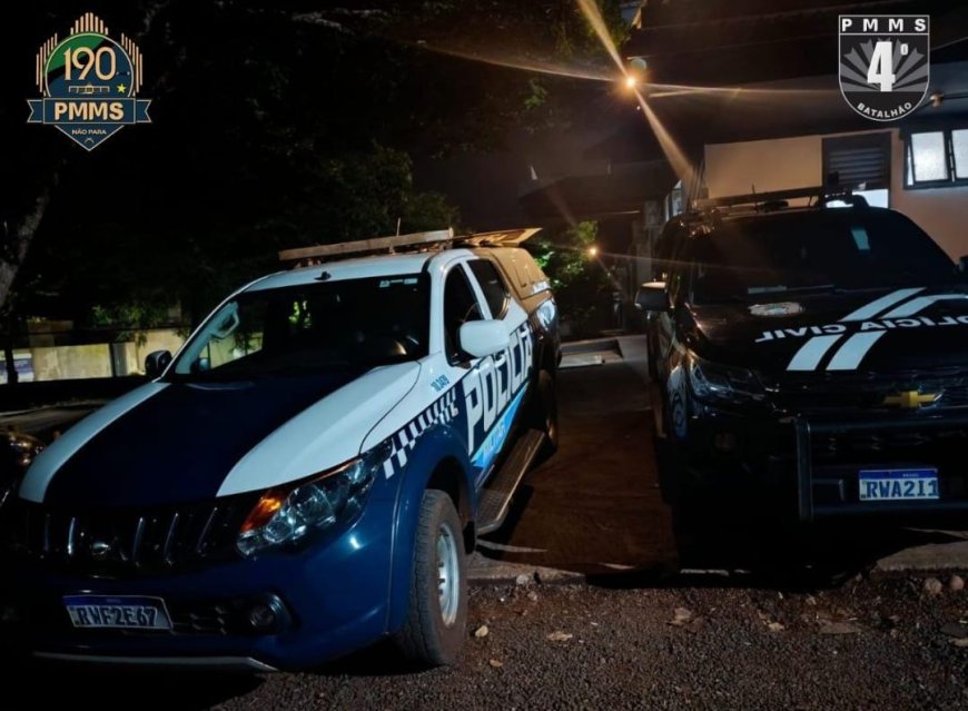 Ponta Porã: Equipe de trânsito do 4° BPM atende ocorrência de descumprimento de medida protetiva