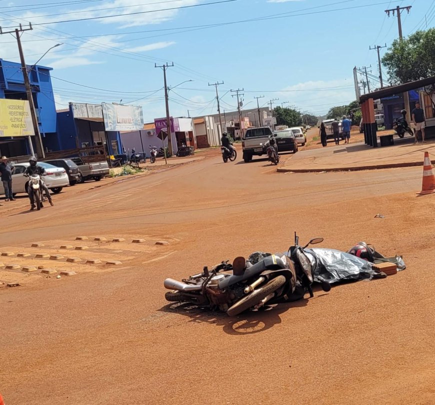 Acidente entre pulverizador mata motocicleta no Nova Itamarati em Ponta Porã