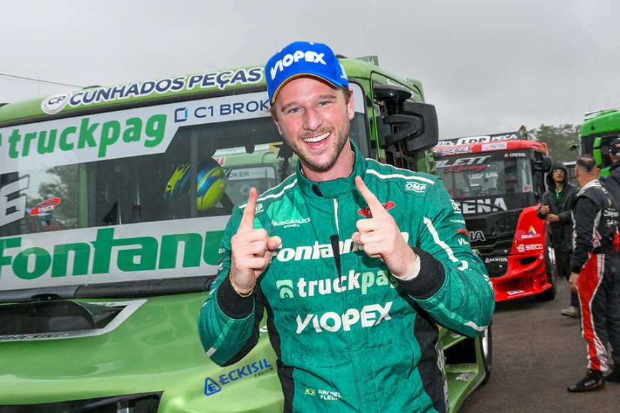 Rafael Fleck conquista em Guaporé a 5ª pole position do ano na Fórmula Truck