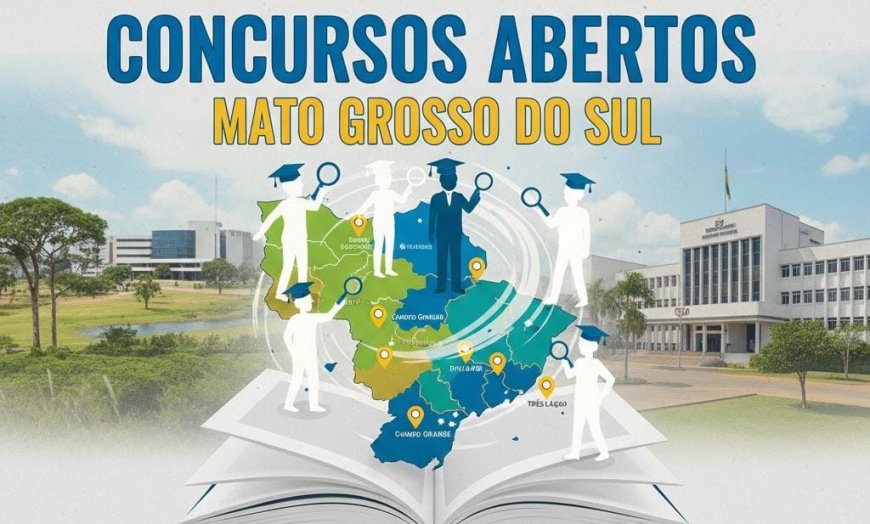 Vagas abertas: Concursos Mato Grosso do Sul