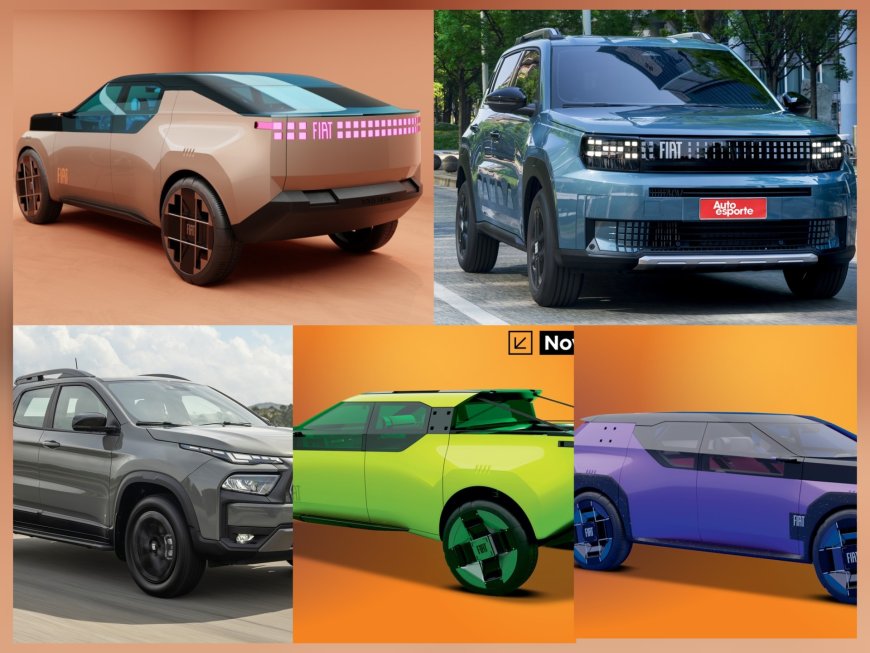 Veja quais serão: Fiat promete lançar 5 novos carros no Brasil até 2030