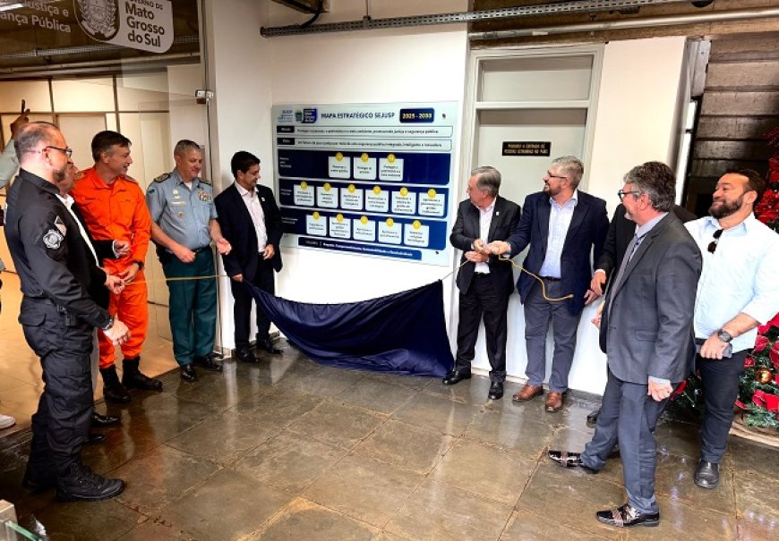 Novo mapa estratégico projeta a segurança pública de Mato Grosso do Sul até 2030