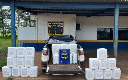 BPMRv apreende 25 galões de agrotóxico contrabandeado durante Operação Codesul II